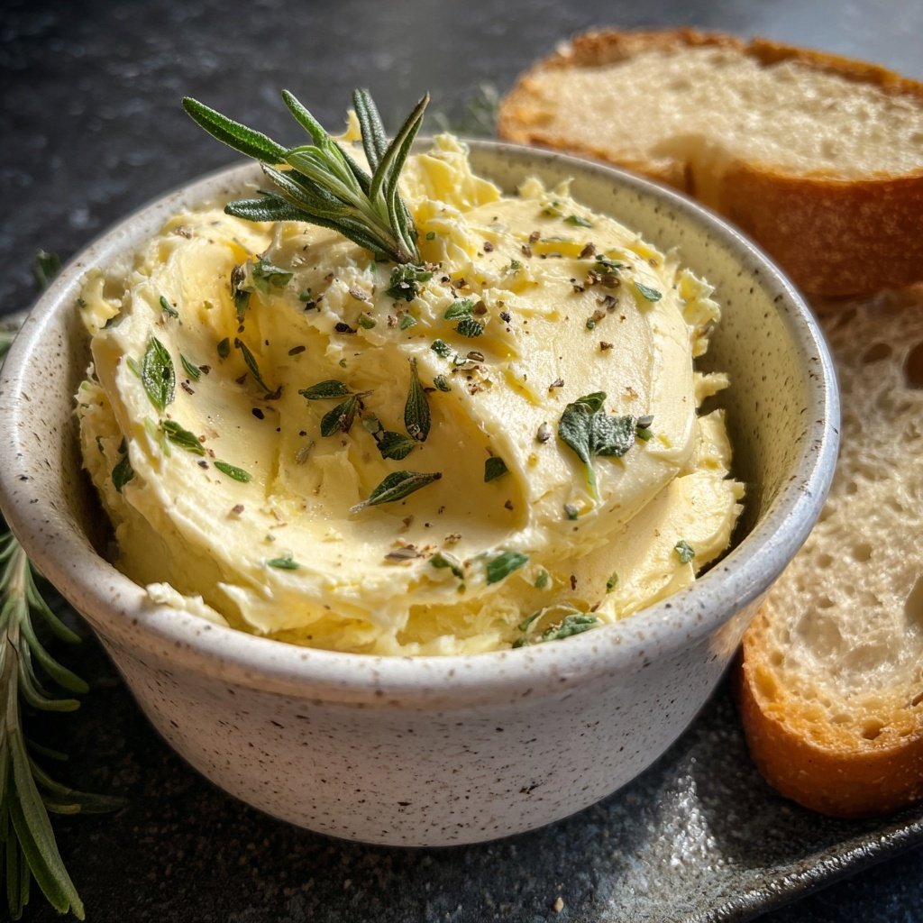 Cremige Kräuterbutter Selbstgemacht