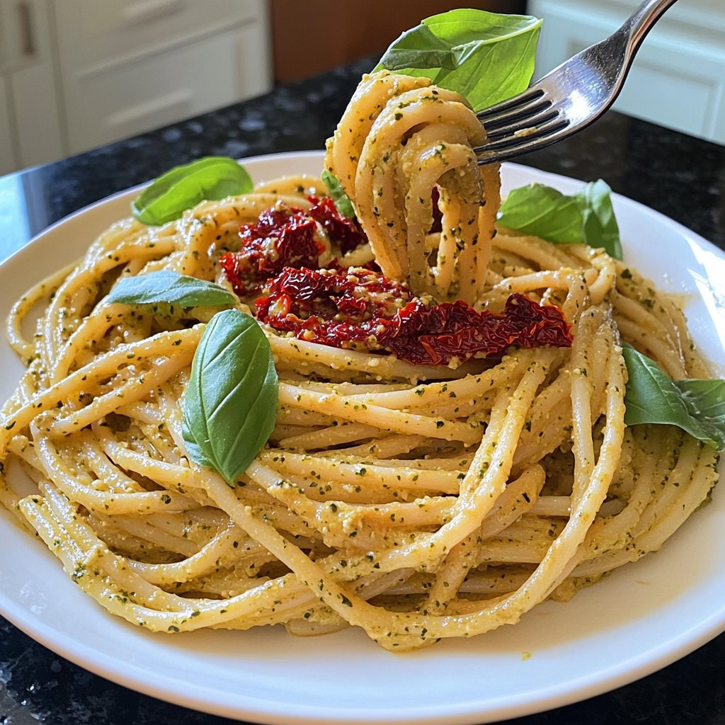 Pasta mit Pesto Rosso