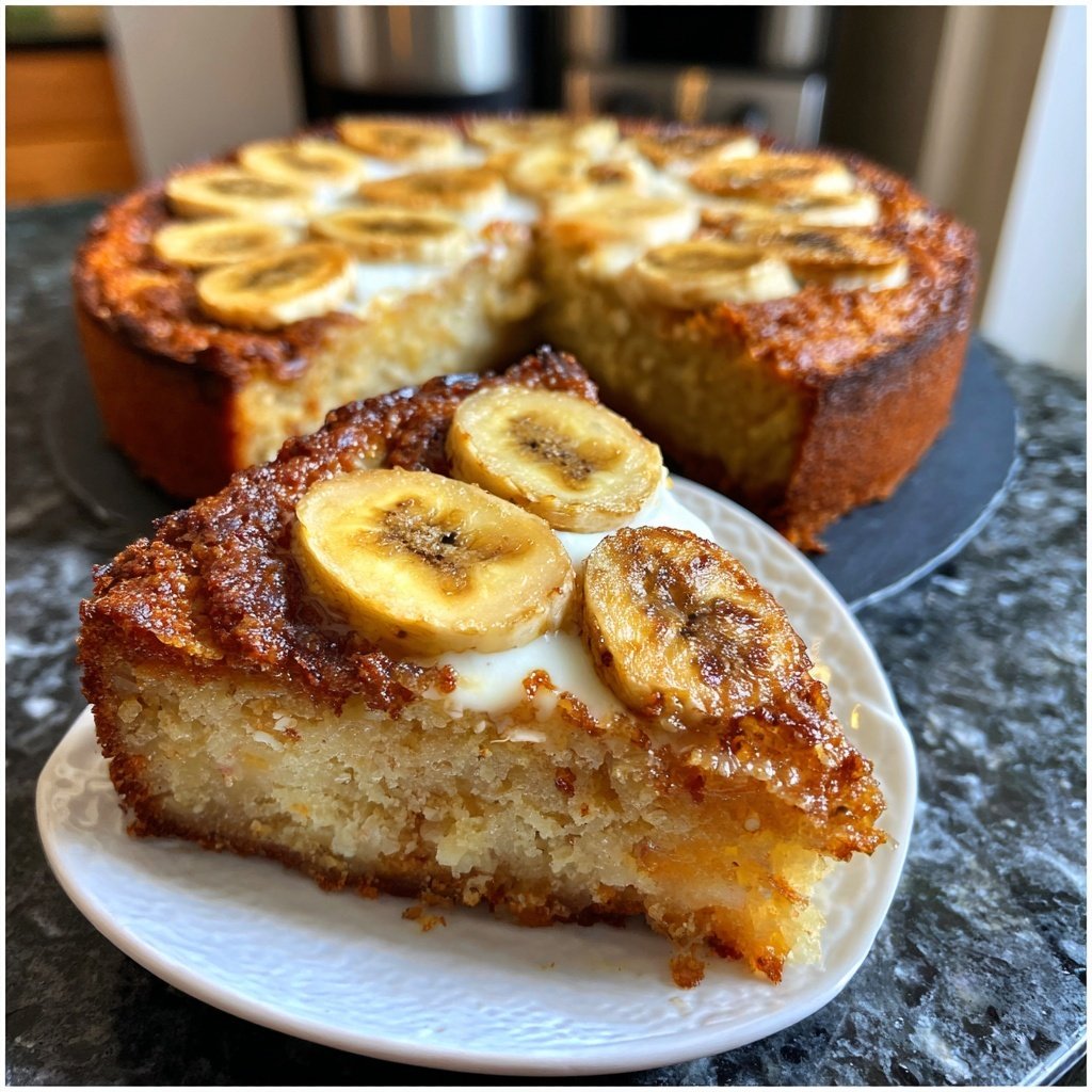 Bananenkuchen mit Joghurt