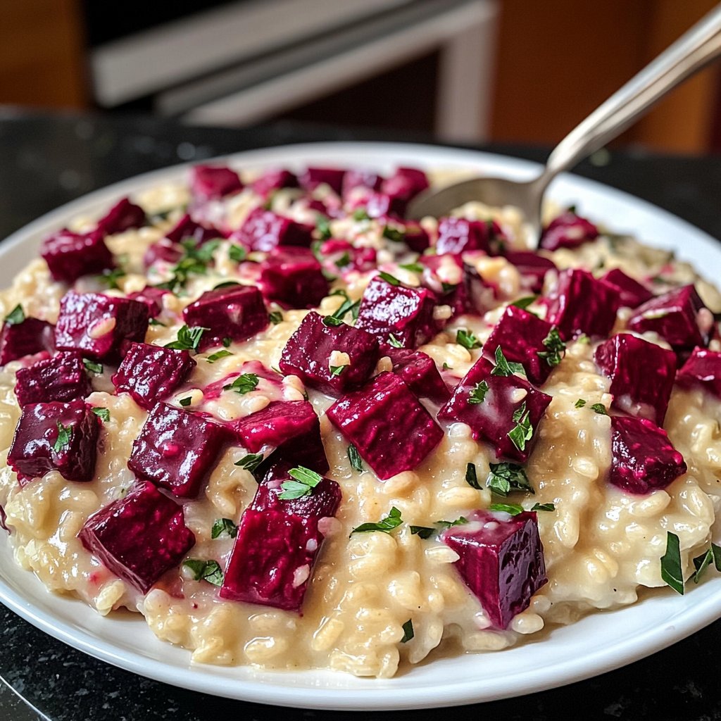 Risotto mit Roter Bete