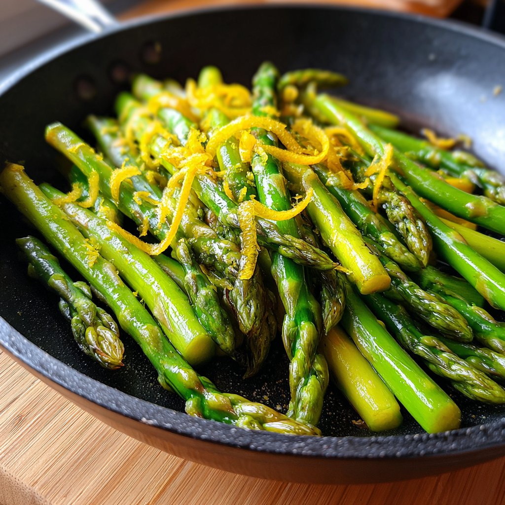 Grüner Spargel Pfanne Schnell