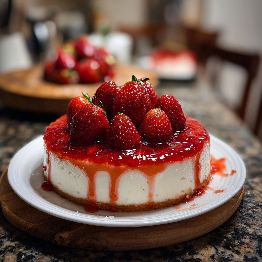 Saftiger Erdbeerkuchen Mit Vanillecreme