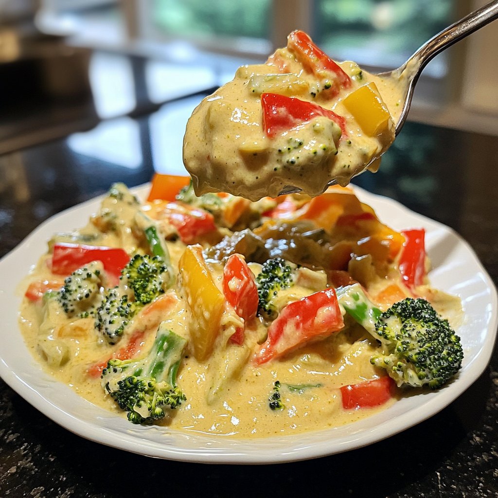 Gemüsepfanne mit Kokosmilch