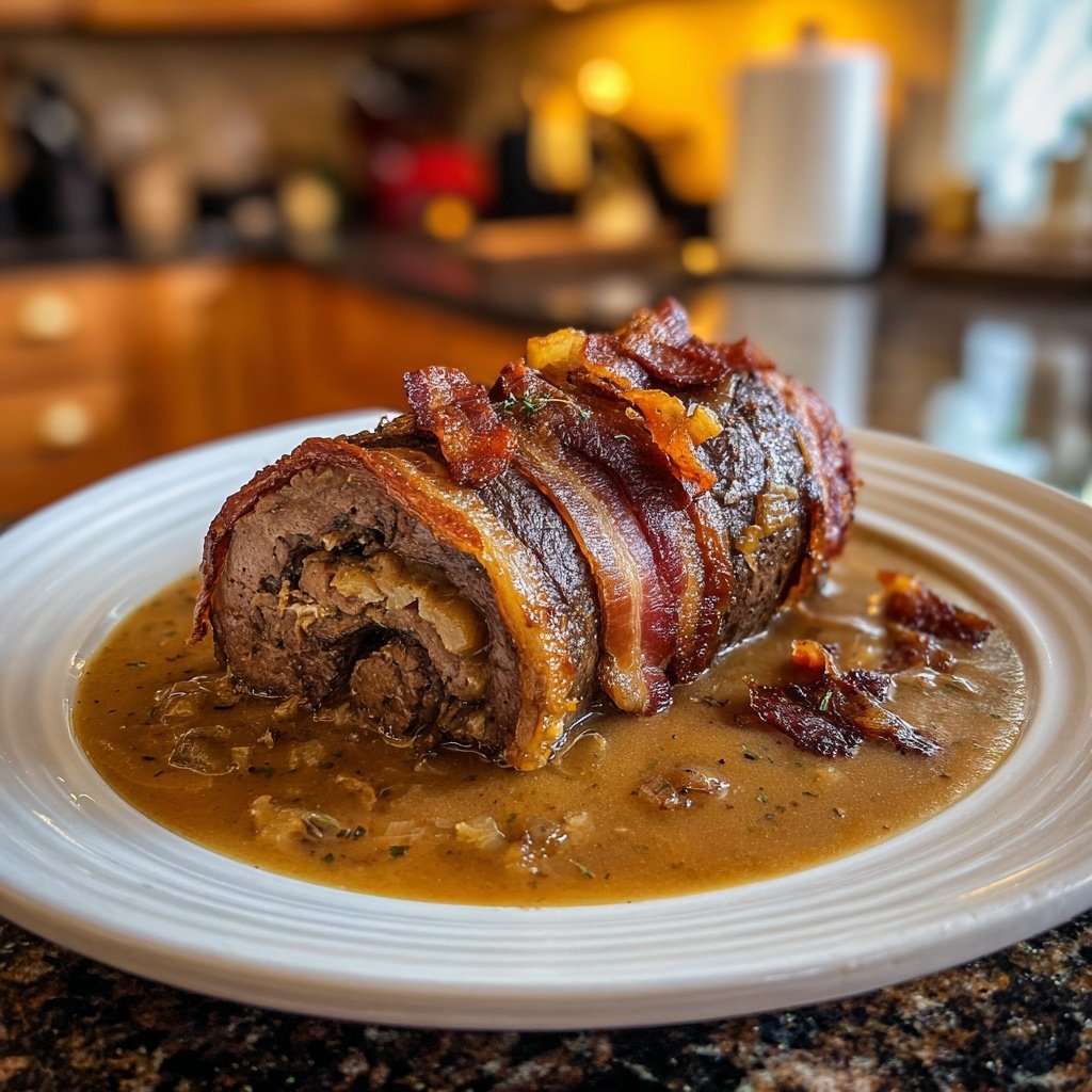 Hausmannskost Rinderrouladen mit Rahmsoße