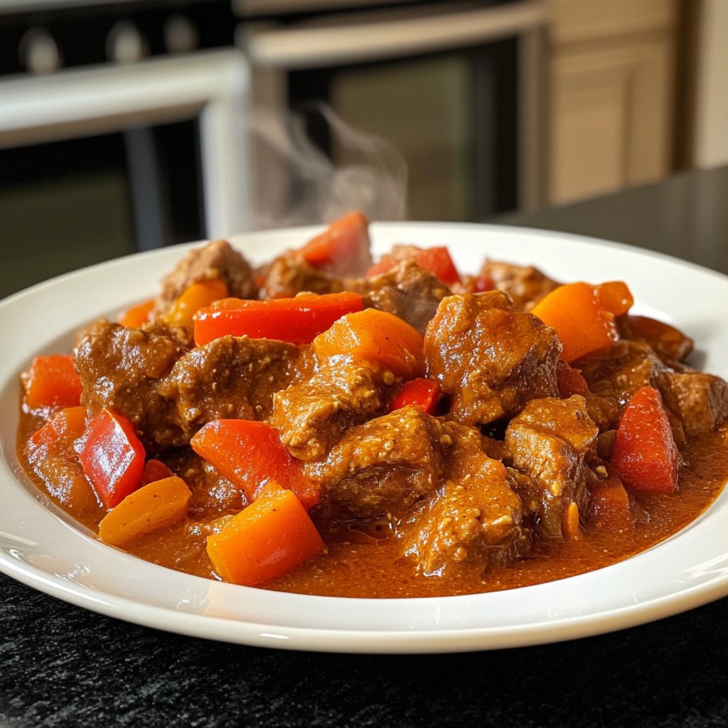 Hackfleisch Gulasch Pfanne