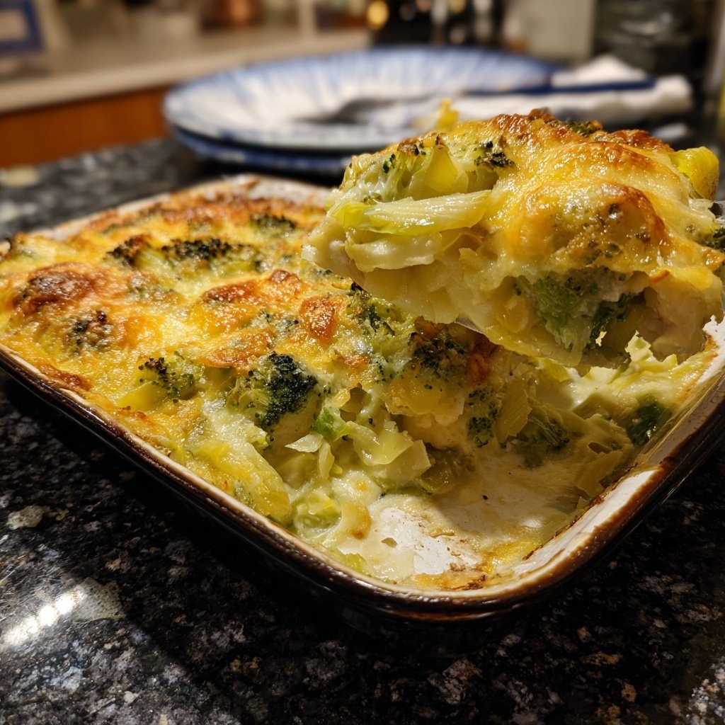 Brokkoli Auflauf Mit Lauch