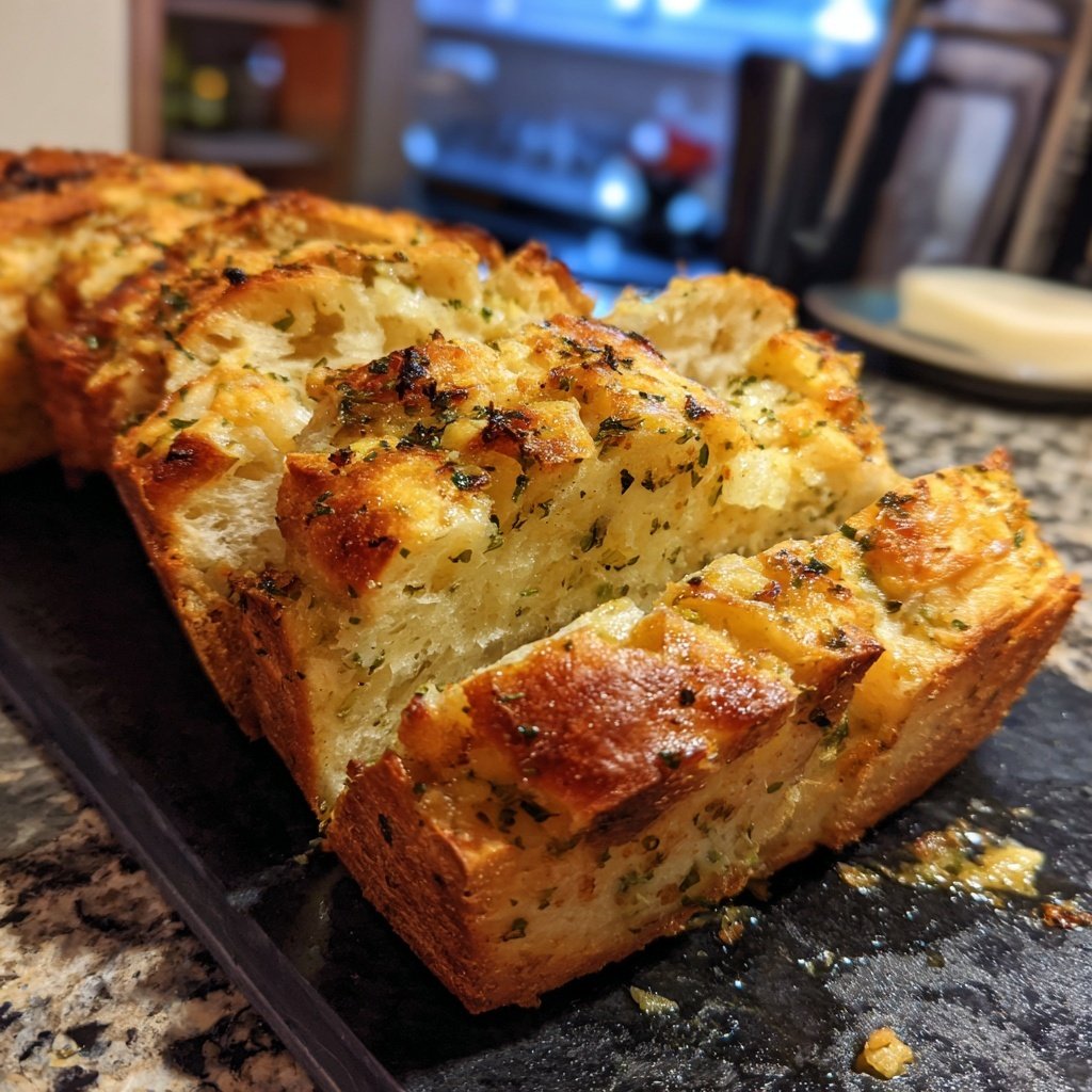 Zupfbrot Mit Knoblauch Stücken